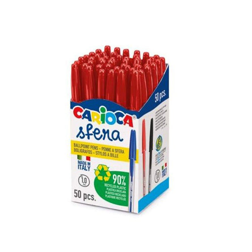 Esferográfica Carioca Sfera Vermelha