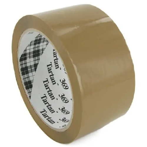 Fita Adesiva Tartan 66m x 50mm Castanha Mod.369