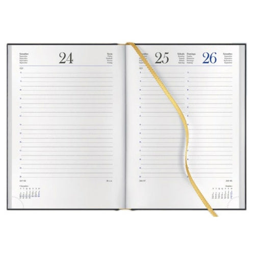 Agenda 2026 Diária Secretária Papiro Polignano A21 15x21cm Azul