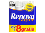 Papel Higiénico Renova 32+8 - Folha Dupla