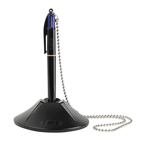 Esferográfica Bic Multipen 4 Colours Pen Desk Com Suporte E Fio