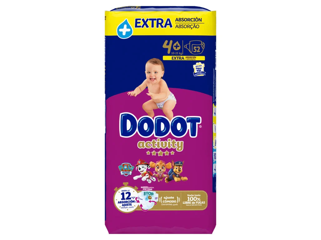 Fraldas Dodot Activity T4 - 52un.