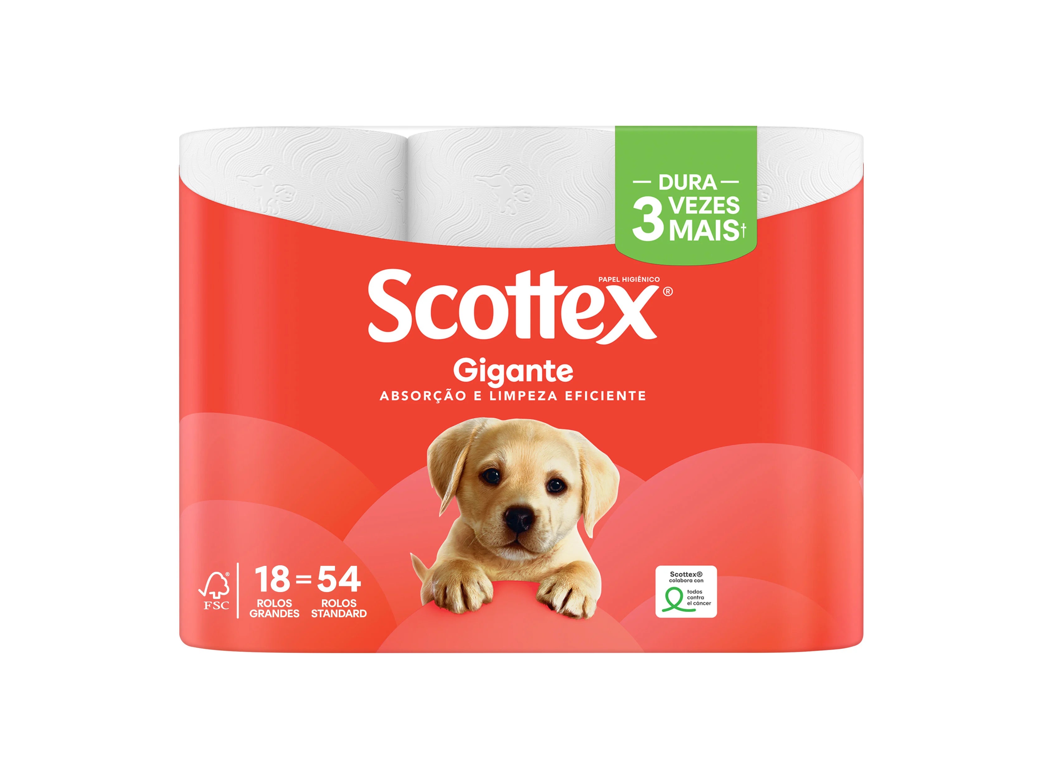 Papel Higiénico Scottex Gigante XXL – 18 Rolos
