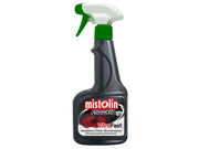 Vidrofast Mistolin Advanced da Pinto & Coelho, frasco de 500ml de limpa vidros com spray, mostrado na imagem.