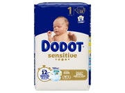 Fralda Dodot Sensitive T1 - 58un, 2-5kg