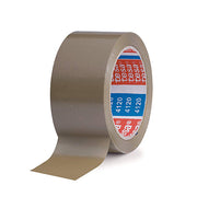 Fita Adesiva Tesa 66m x 50mm PVC Castanha para Embalagem