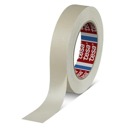 Fita Adesiva de Papel Crepe Tesa 50m x 25mm para Pintura
