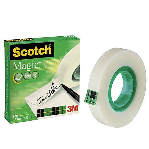 Fita Adesiva 3M 33m x 12mm Magic Invisível Mod.810