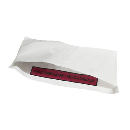 Envelope DL 110x220mm "Contém Documentos" Transparente com Adesivo - 250un.