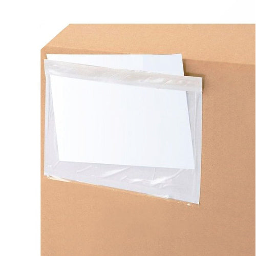 Envelope 160x240mm "Contém Documentos" Transparente com Adesivo Sem Impressão - 1000un.