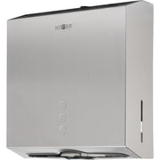 Dispensador de toalhas de papel inox satinado com fechadura NOFER 04006.S