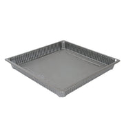 Recipientes de embalagem para sushi Pinto & Coelho, prateados, rPET, 1473 ml, dimensões 26,5x26,5x3 cm, para armazenamento de alimentos.