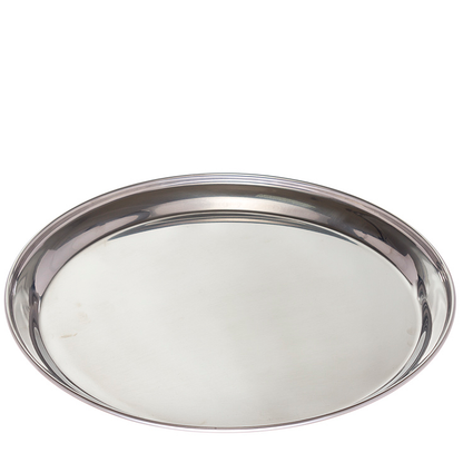 BANDEJA INOX REDONDA 40CM