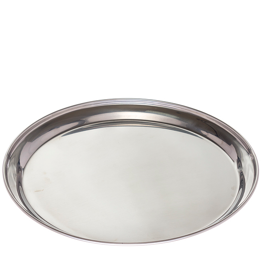 BANDEJA INOX REDONDA 40CM