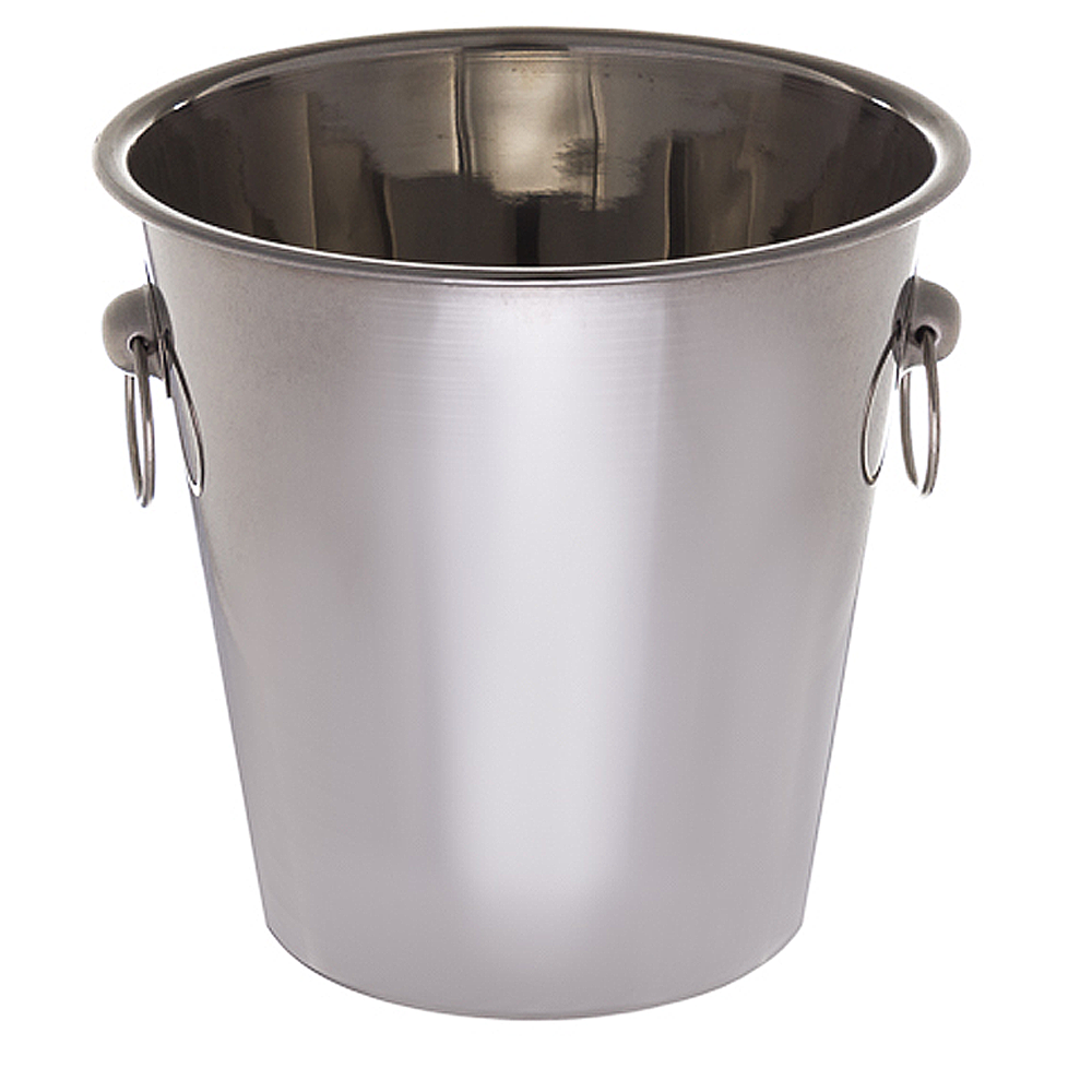 BALDE GELO INOX COM ARGOLAS 4,3L (4300ML)