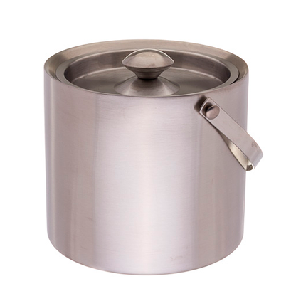 BALDE GELO INOX PAREDE DUPLA COM TAMPA 3L (3000ML)
