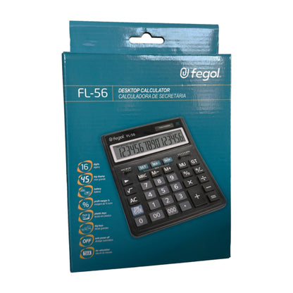 CALCULADORA DE SECRETÁRIA FEGOL FL-56
