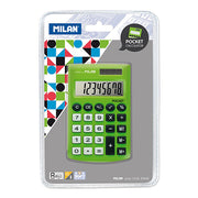 CALCULATRICE DE POCHE MILAN POCKET VERTE 150908GBL