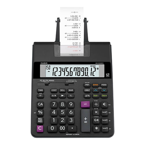 CALCULATRICE DE SECRÉTAIRE CASIO HR-200RCE