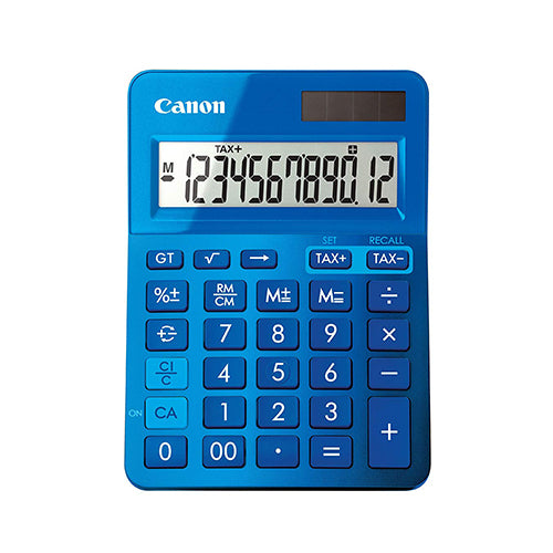 CALCULADORA DE SECRETÁRIA CANON LS-123K AZUL