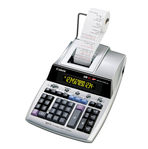 CALCULADORA DE SECRETÁRIA CANON MP1411-LTSC PRATA