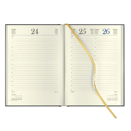 Agenda 2026 Diária Secretária Papiro Tucson A21 15x21cm Castanha