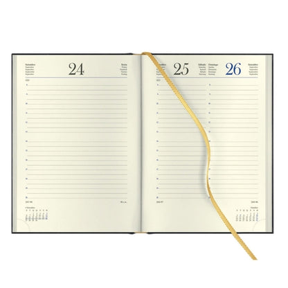 Agenda 2026 Diária Secretária Papiro Tucson A21 15x21cm Castanha