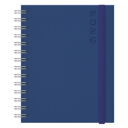Agenda 2026 Diária Secretária Papiro Tucson Espiral A21 15x21cm Azul