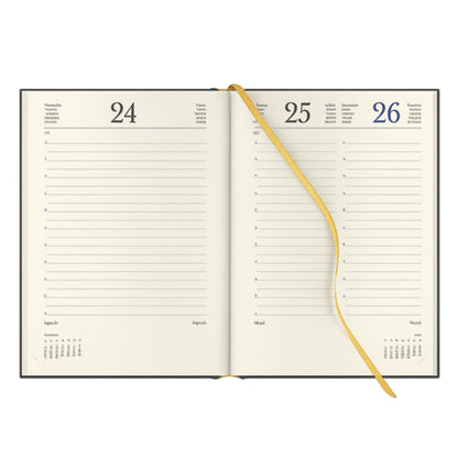 Agenda 2026 Diária Secretária Papiro Tucson Espiral A21 15x21cm Azul