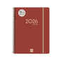 Agenda 2025/2026 Semanal Finocam Ikon 16 Meses E10 155x212mm Bordeaux