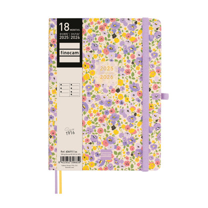 Agenda 2025/2026 Semanal Finocam Minimal 18 Meses 140x190mm Girl