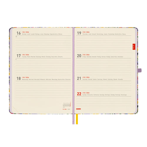 Agenda 2025/2026 Semanal Finocam Minimal 18 Meses 140x190mm Girl