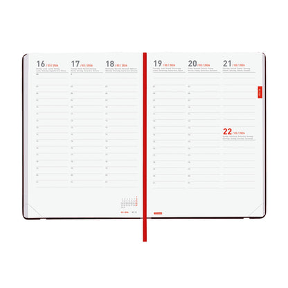 Agenda 2025/2026 Semanal Finocam Mara 18 Meses Y10 140x204mm Vermelha