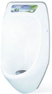 Urinol sem água Faneco URIMAT modelo 16001, sistema sem necessidade de água, com design compacto e funcional.