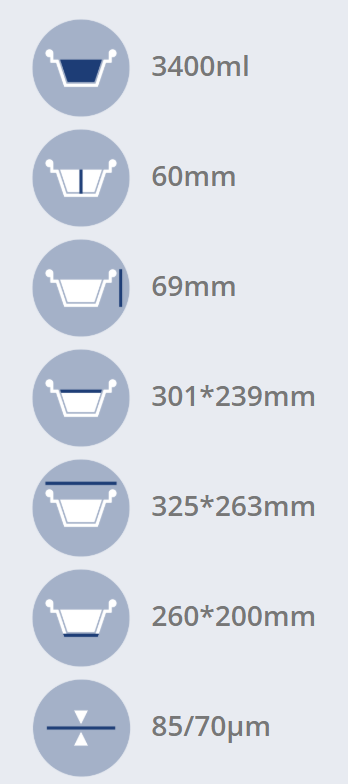 FORMA DE ALUMÍNIO RETANGULAR COM TAMPA EM21/A 3400ml