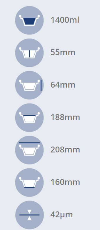 FORMA DE ALUMÍNIO REDONDA COM TAMPA EM08B 1400ml