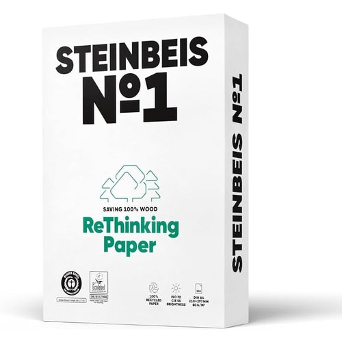 RESMA PAPEL RECICLADO A4 80GR STEINBEIS Nº1