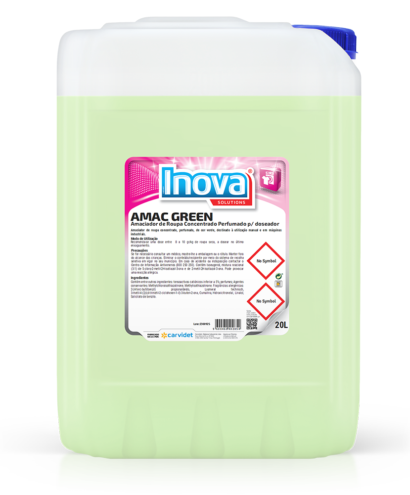 Amaciador Roupa GREEN Concentrado Perfumado Doseador - 20L