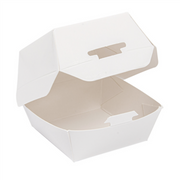 Conchas mini hambúrguer 250 g/m2 5,3x5,7x5 cm branco cartolina