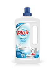 Gel de vaso sanitário Pinto & Coelho, lixívia, 750ml, com fórmula desinfetante para limpeza eficiente do banheiro.