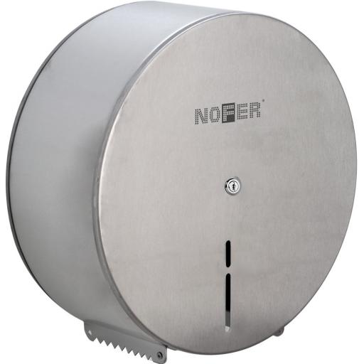 Porta-rolos industrial inox satinado NOFER 05001.S