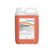 Lata de Tiragorduras HTG-30 de 5 litros da Pinto & Coelho, produto para remoção de gorduras industriais, visível na imagem.