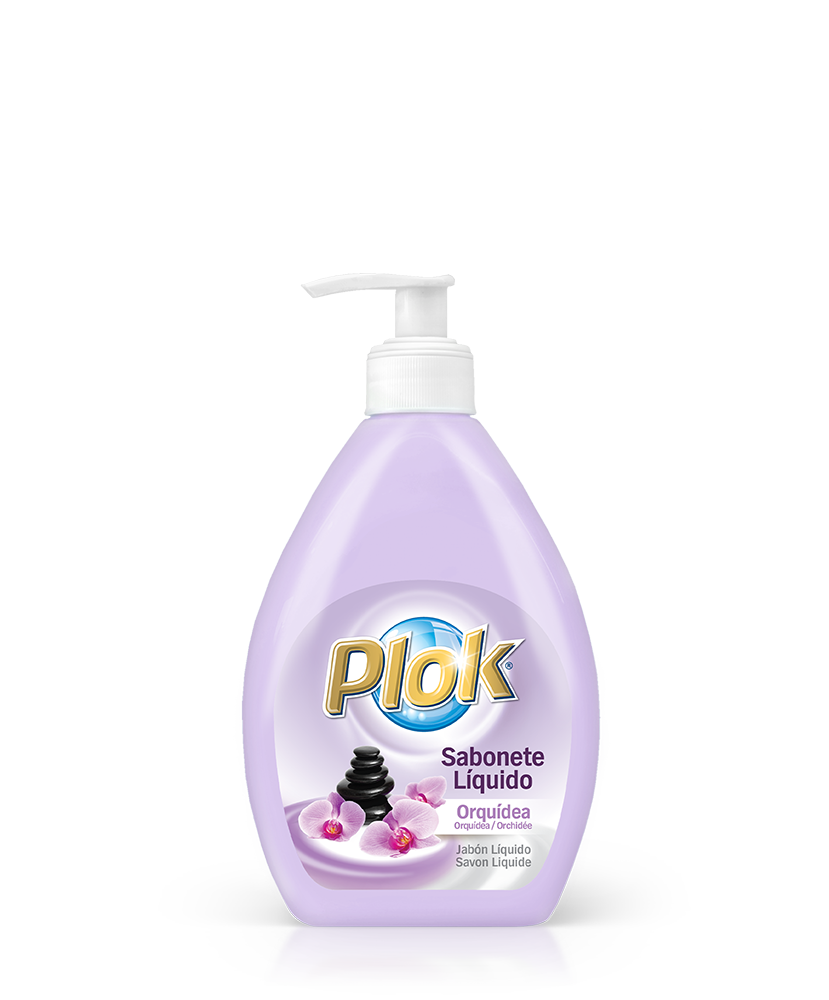 Sabonete líquido para mãos com aroma de orquídea, frasco de 600ml da Pinto & Coelho.