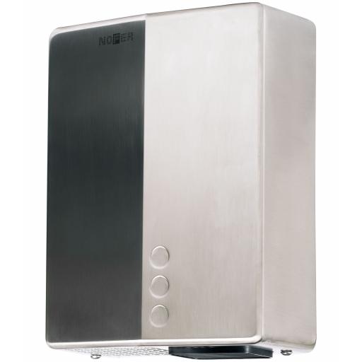 Secador de mãos BIGFLOW EVO inox satinado NOFER 01481.S