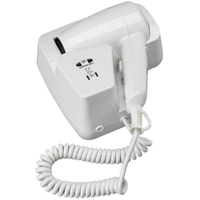 Secador de cabelo Pinto & Coelho 1200 W com tomada, design compacto e modo de ar quente e frio para styling fácil.