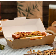 Caixa Hot Dog cartão nano-micro 23,2x9x6,3cm
