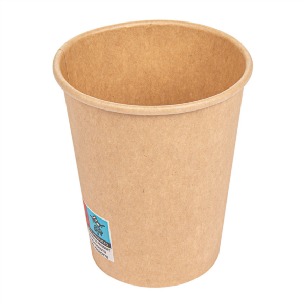 Copo cartão kraft bebidas quentes 240 ml / 8 oz