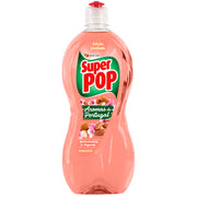 Líquido de loiça Super Pop Amendoeiras do Algarve da Pinto & Coelho, frasco de 1 litro com rótulo na frente.