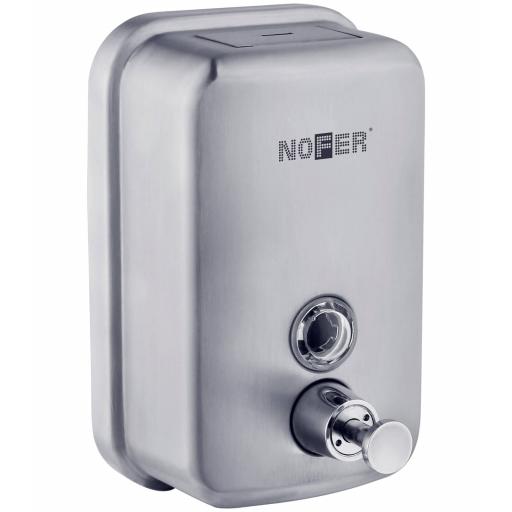Doseador de sabão inox satinado 600 ml NOFER 03001.06.S