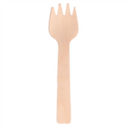 Garfo-colher Wood 10,5 cm